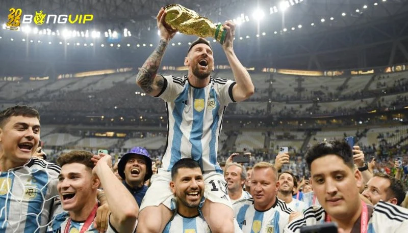 Messi lấy World Cup đáp trả CĐV Mexico Sự kiện Messi lấy World Cup đáp trả CĐV Mexico