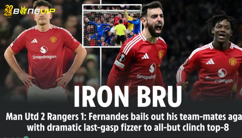 Man Utd thắng ở phút bù nhờ Bruno Fernandes Man Utd thắng ở phút bù nhờ Bruno Fernandes