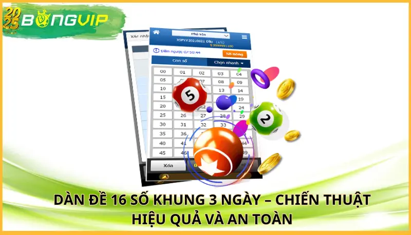 dàn đề 16 số khung 3 ngày