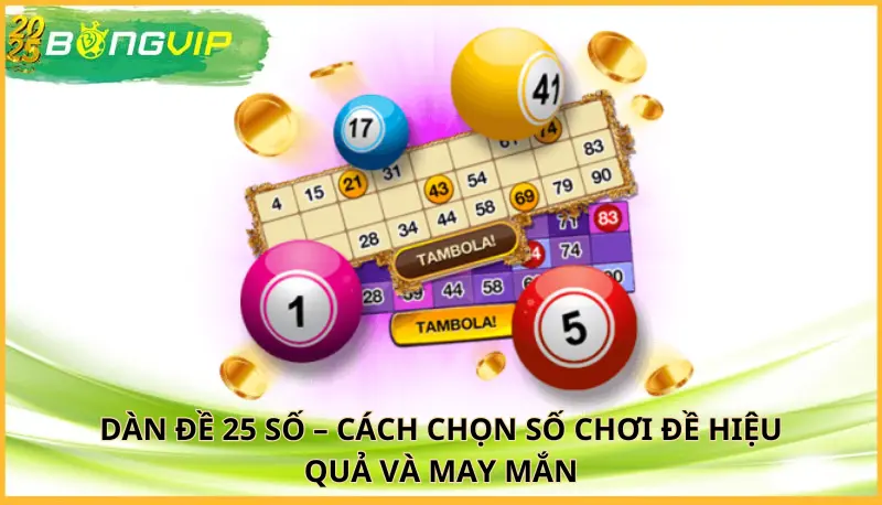 dàn đề 25 số